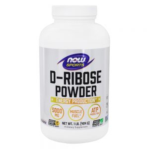 NOW Sports D Produção de energia em pó Ribose - 1 lb. NOW Foods