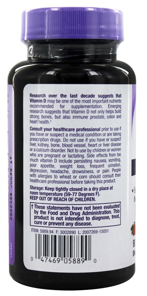 Vitamina D3 Rápida Dissolução Sabor Morango 2000 UI - Mini- Natrol 90 Natrol - Imagem 3