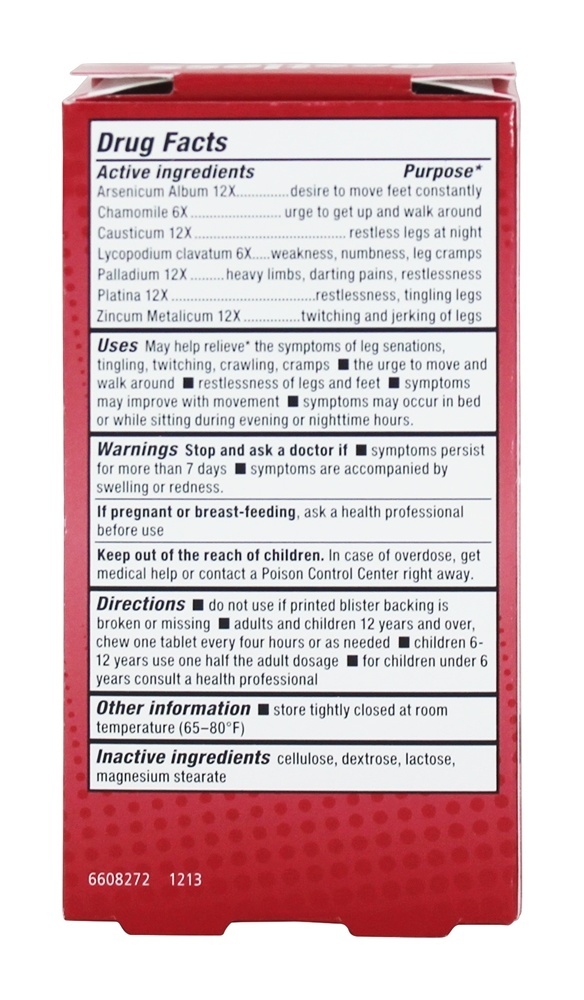 Das pernas inquietas - 60 Tablets NatraBio - Imagem 2