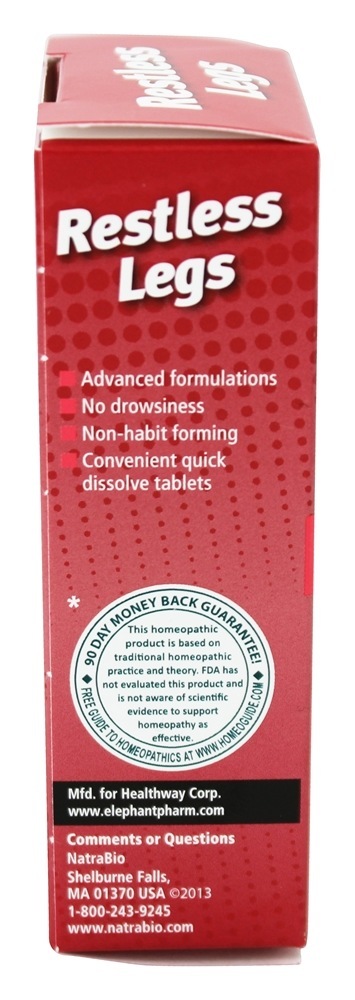 Das pernas inquietas - 60 Tablets NatraBio - Imagem 4