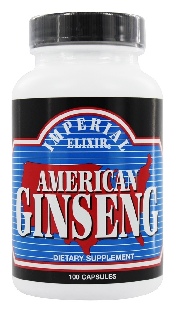 Ginseng Americano 1000 mg. - Cápsulas 100 Imperial Elixir