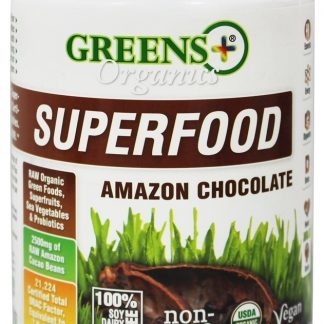 Orgânico Superfoo Pó Amazona Chocolate - 8.46 oz. Greens Plus