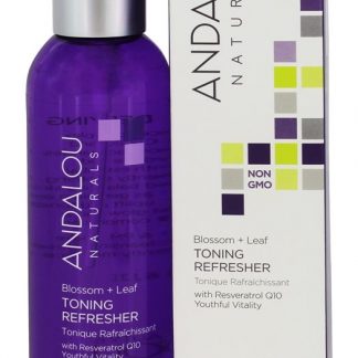 Flor que desafia a idade + refrescante tonificante da folha - 6 fl. oz. Andalou Naturals