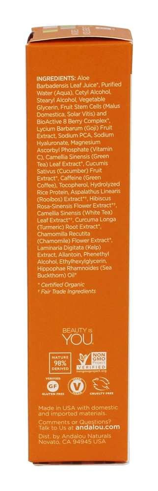 Soro de Olho Luminoso Iluminador - 0.6 fl. oz. Andalou Naturals - Imagem 2