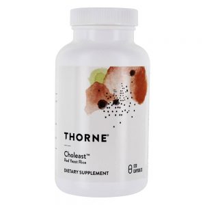 Choleast Arroz Vermelho Fermentado - Cápsulas 120 Thorne Research