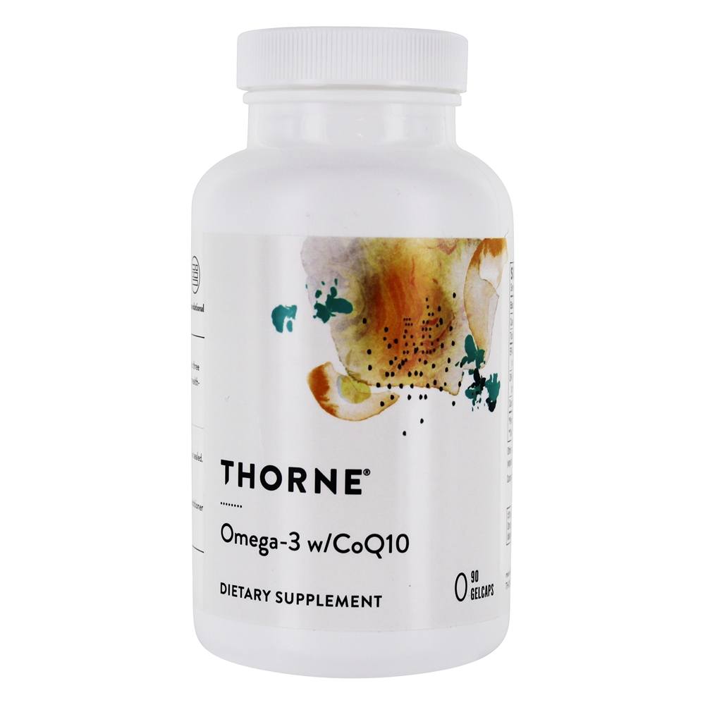 Omega - 3 com CoQ10 - 90 Gelcaps Thorne Research