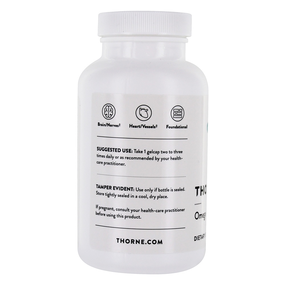 Omega - 3 com CoQ10 - 90 Gelcaps Thorne Research - Imagem 3
