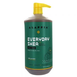 Everyday Shea Perfume para lavagem corporal com menta e baunilha - 32 fl. oz. Alaffia