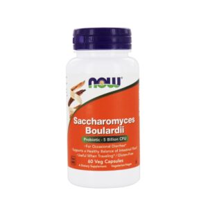Saccharomyces Boulardii - 60 Cápsula (s) vegetal (s) NOW Foods