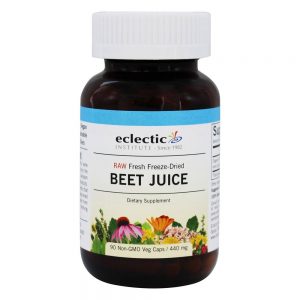 Suco de Beterraba Fresco Liofilizado 440 mg. - Cápsulas vegetarianas 90 Eclectic Institute