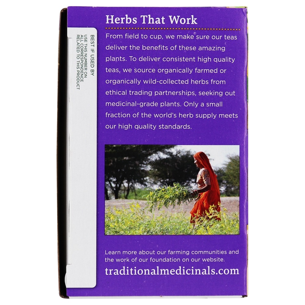 Chá de camomila Senna orgânico suave movimento - 16 Saquinhos de Chá Traditional Medicinals - Imagem 4