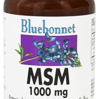 MSM Patenteado Metilsulfonilmetano Sulphur 1000 mg. - Cápsulas vegetarianas 120 Bluebonnet Nutrition