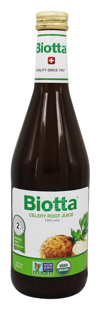 Suco de raiz de aipo - 16.9 fl. oz. Biotta