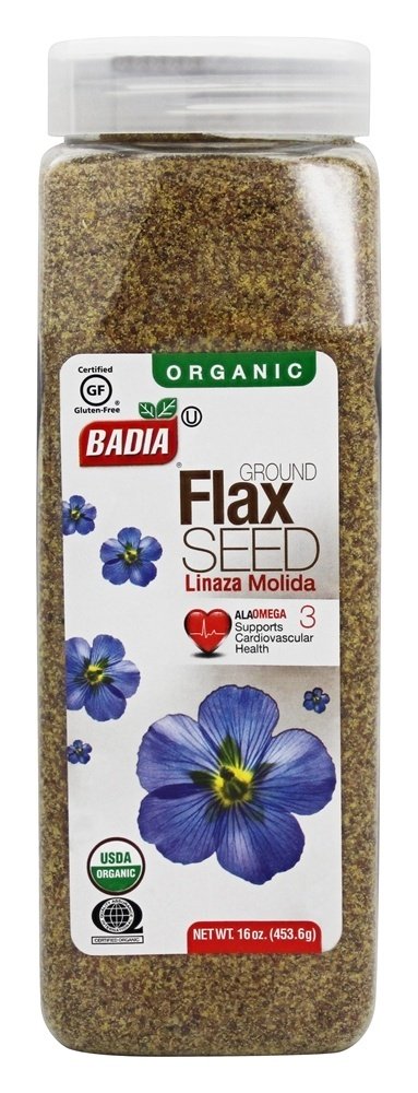 Semente de Linhaça Moída Orgânica - 16 oz. Badia