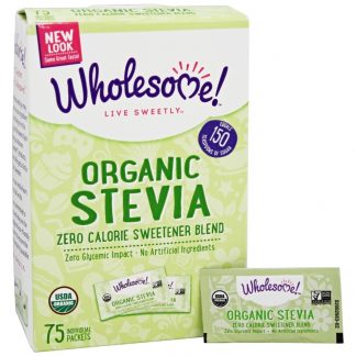 Estévia Orgânica - 75 Pacotes (s) Wholesome!
