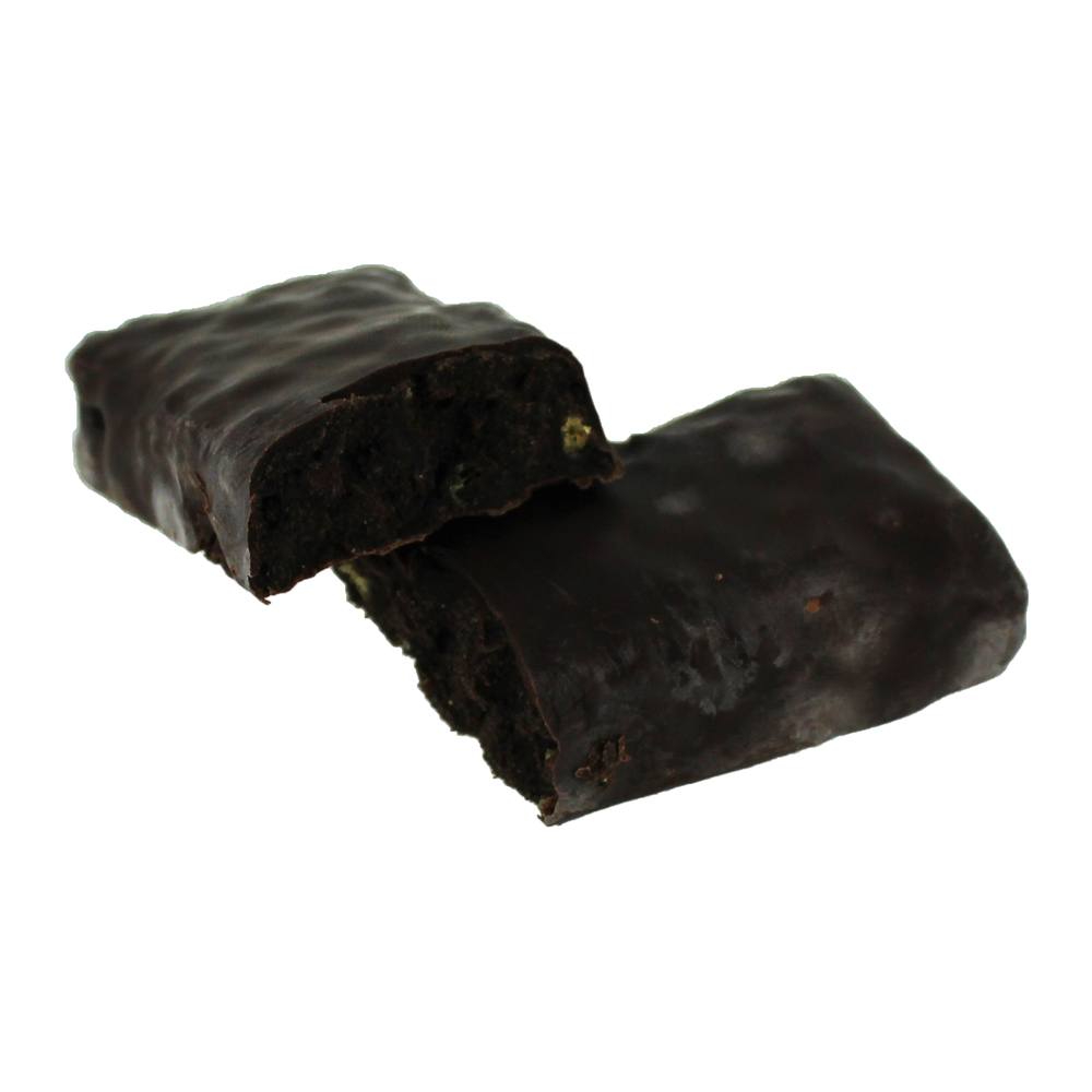 Barra De Chocolate Escuro Real Magro Brownie Crunch - 1.59 oz. NuGo Nutrition - Imagem 4