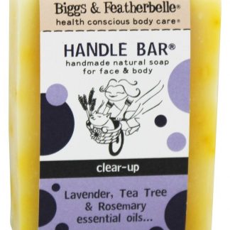 Manusear Bar Feito à mão Natural Sabão Lavanda, Chá árvore & Alecrim Essencial óleos - 3.5 oz. Biggs & Featherbelle