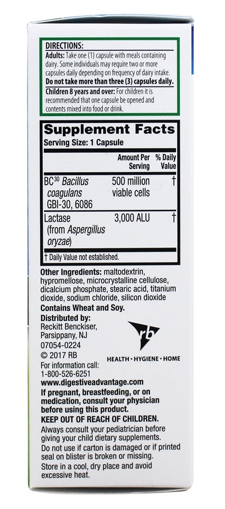 Digestive Advantage Fórmula de Defesa Contra a Lactose - Cápsulas 32 Schiff - Imagem 2
