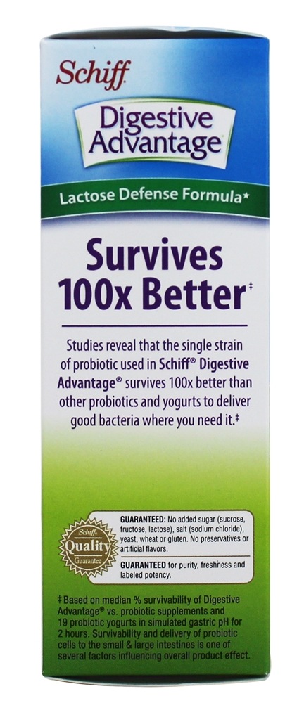 Digestive Advantage Fórmula de Defesa Contra a Lactose - Cápsulas 32 Schiff - Imagem 4