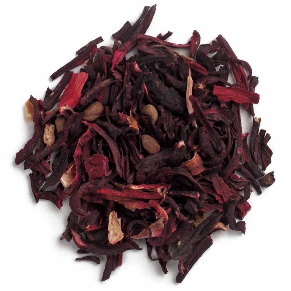 Flor de Hibisco Cortada e Peneirada Orgânica - 1 lb. Frontier Natural Products