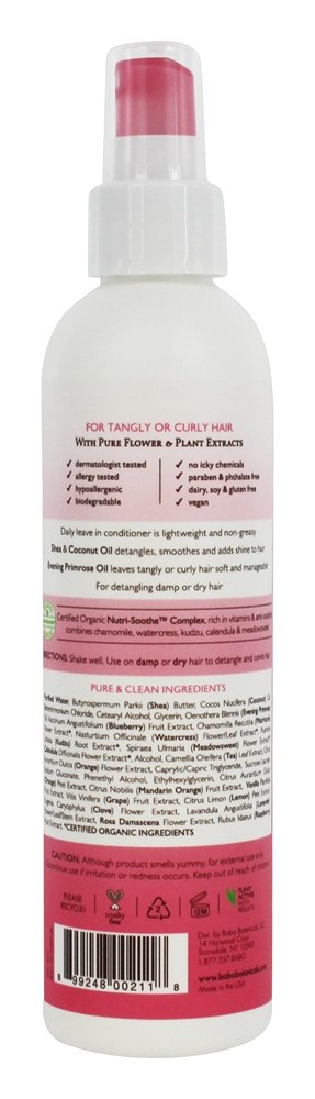 Pulverizador Detangling Suavizante com Amolecimento Berry & Primose Oil - 8 fl. oz. Babo Botanicals - Imagem 2