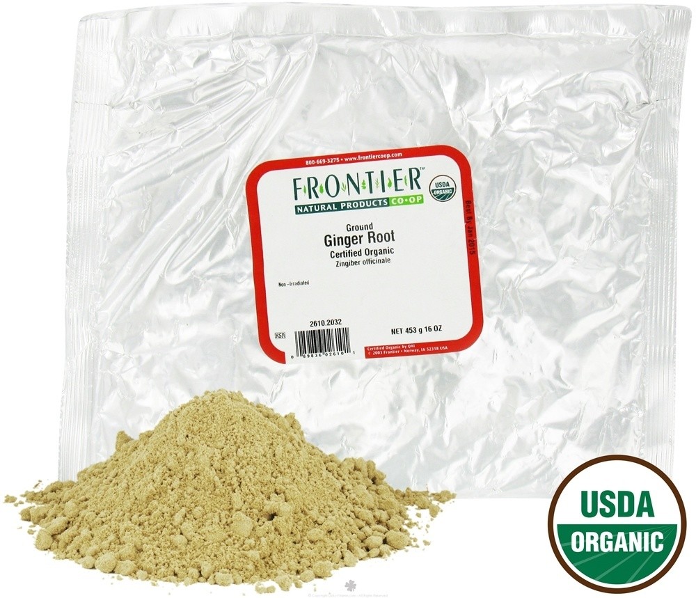 Gengibre Raiz Terreno Orgânico - 1 lb. Frontier Natural Products - Imagem 2