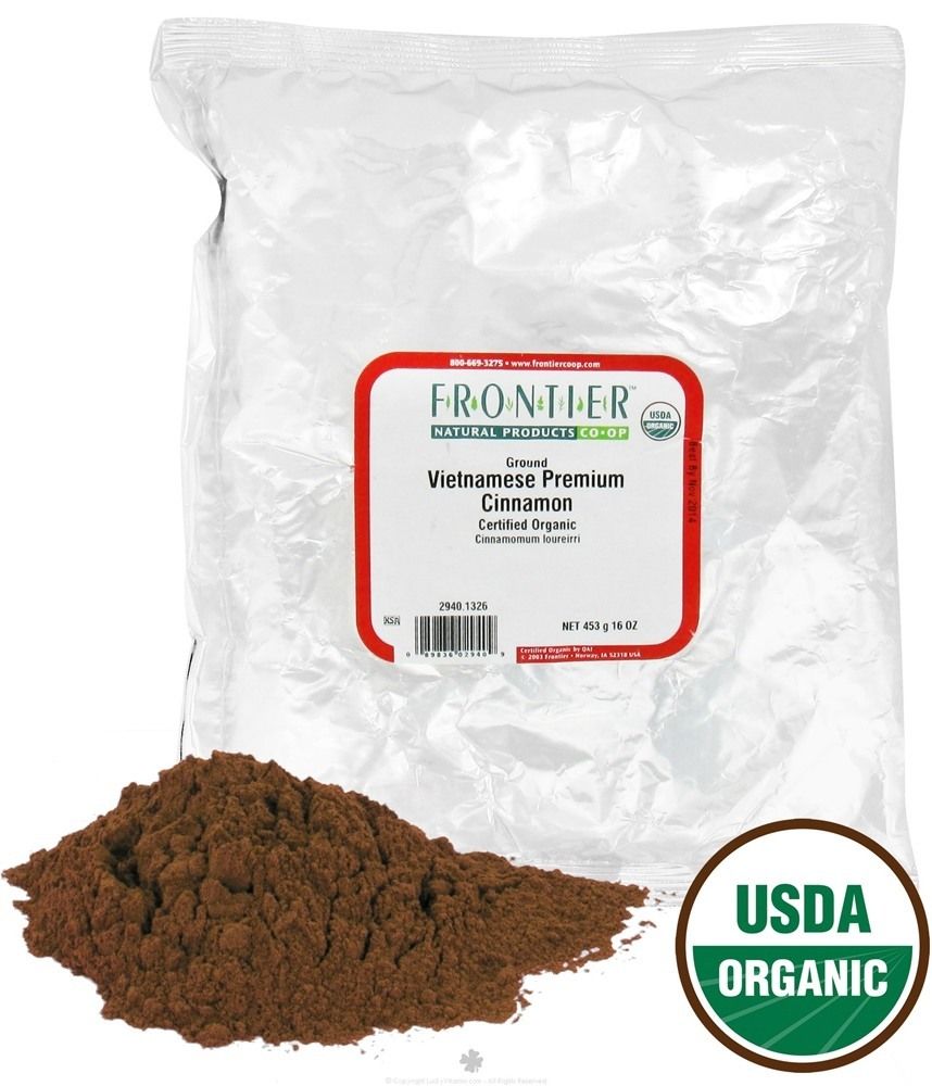 Chão de canela vietnamita Premium orgânico - 1 lb. Frontier Natural Products - Imagem 2
