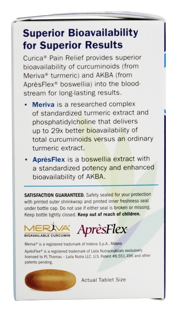 Curica Dor Alívio com Meriva - 100 Tablets Nature's Way - Imagem 4