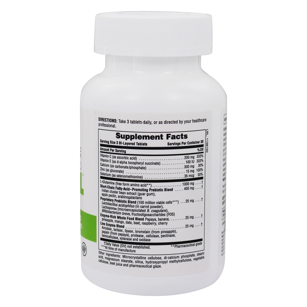Bem-Estar Digestivo Total Natural GI - 90 Tablets Natures Plus - Imagem 2
