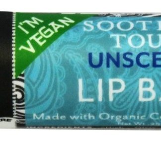 Vegan Lábio Bálsamo Unflavored - 0.25 oz. Soothing Touch