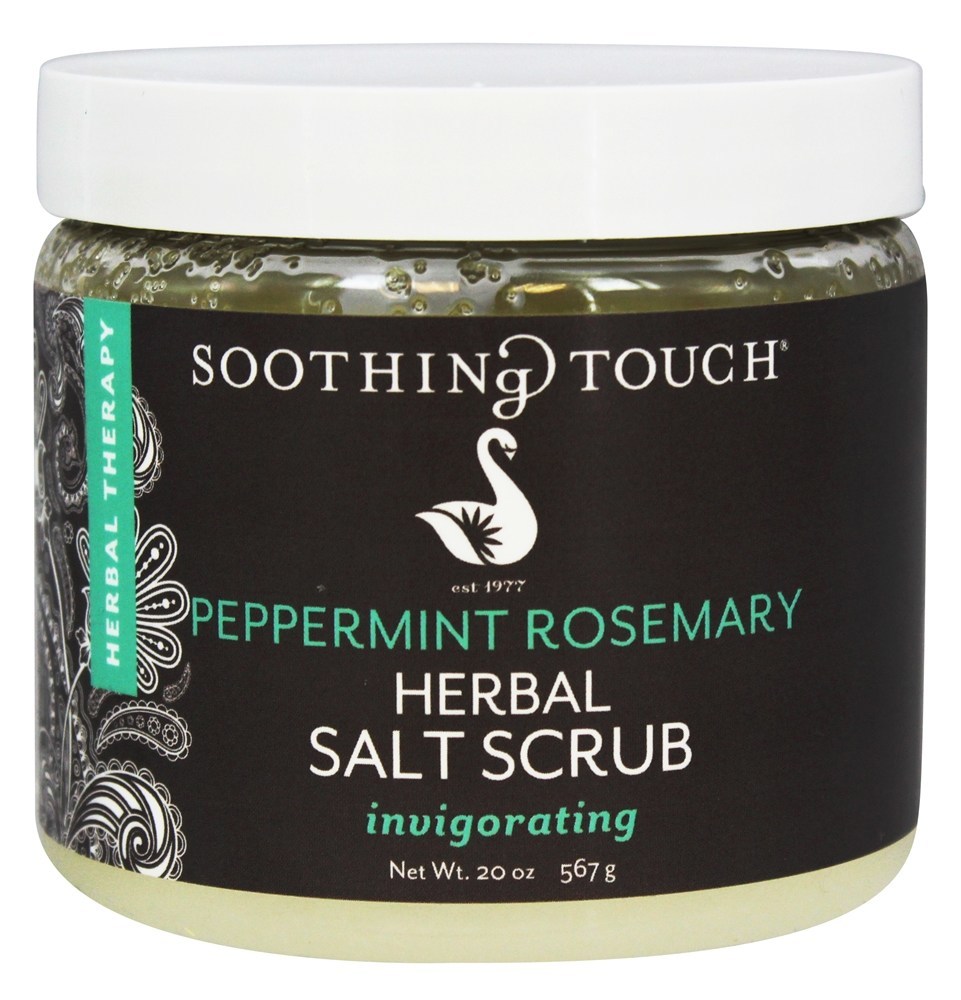 De ervas Sal Esfregar Revigorante Hortelã-pimenta Alecrim - 20 oz. Soothing Touch