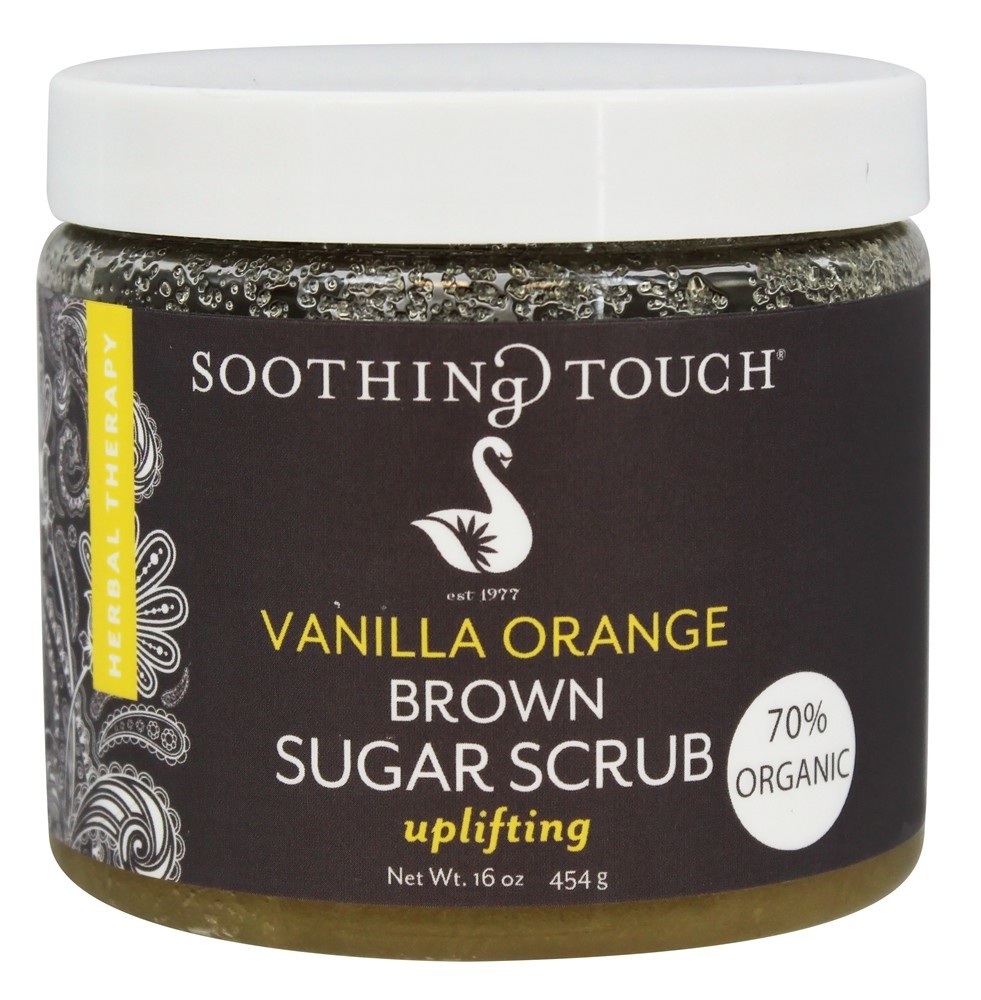 Esfoliante de açúcar mascavo edificante Baunilha laranja - 16 oz. Soothing Touch