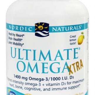 Ultimate Omega Xtra Sabor Limão 1000 mg. - 60 Softgels Nordic Naturals