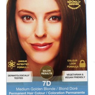 Condicionado Permanente Cor do Cabelo 7D Médio Loiro Dourado - 4.4 fl. oz. Tints Of Nature