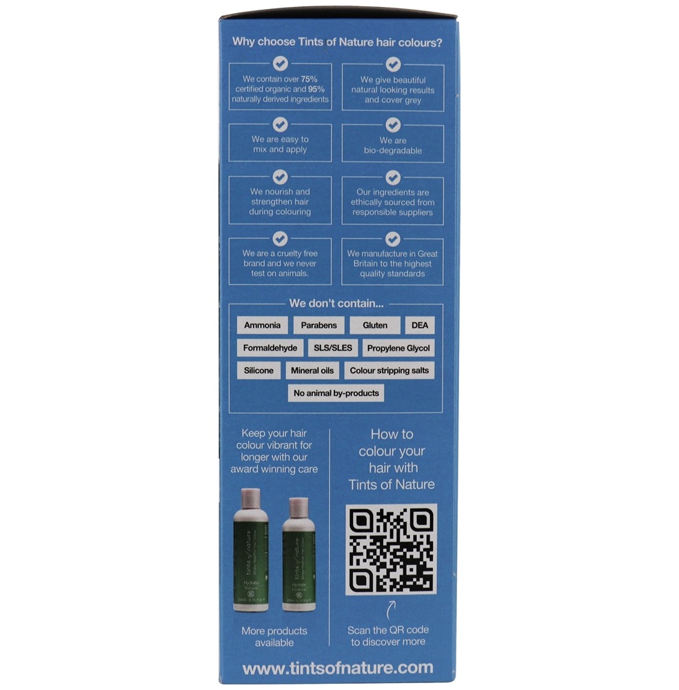 Condicionamento Permanente Cabelo Cor 4c Médio Cinza Marrom - 4.4 fl. oz. Tints Of Nature - Imagem 3