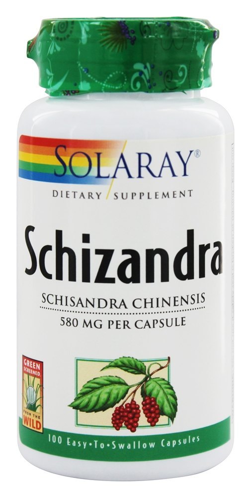 Schizandra 580 mg. - Cápsulas 100 Solaray