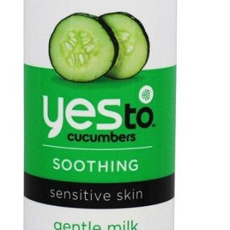 Pepinos Calmante Gentil Leite Limpador Facial para Pele Sensível - 6 fl. oz. Yes To