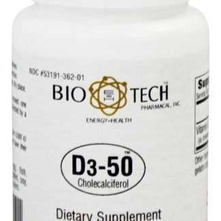 Vitamina D3-50 50000 IU - Cápsulas 100 Bio-Tech Pharmacal