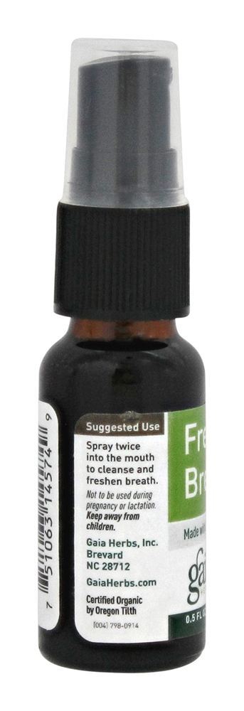 Hortelã-pimenta orgânica de respiração fresca - 0.5 fl. oz. Gaia Herbs - Imagem 3