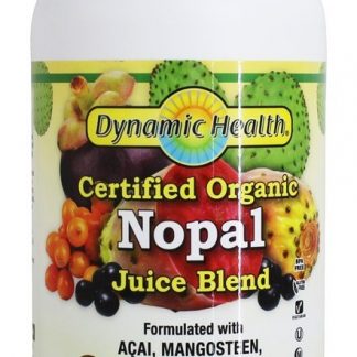 Mistura de suco de nopal orgânica certificada - 33.8 fl. oz. Dynamic Health