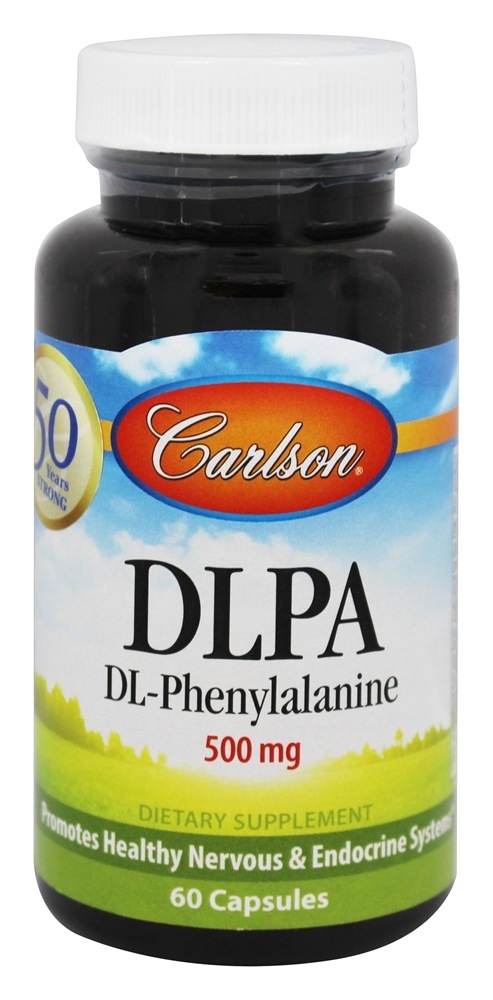 DLPA DL-Fenilalanina 500 mg. - Cápsulas 60 Carlson Labs
