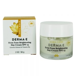 Creme diurno com brilho uniforme 15 SPF - 2 oz. DERMA-E