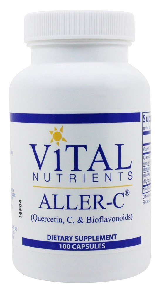 Quercetina Aller-C, C e Bioflavonóides - Cápsulas 100 Vital Nutrients