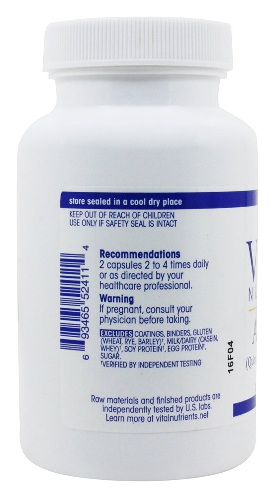 Quercetina Aller-C, C e Bioflavonóides - Cápsulas 100 Vital Nutrients - Imagem 3