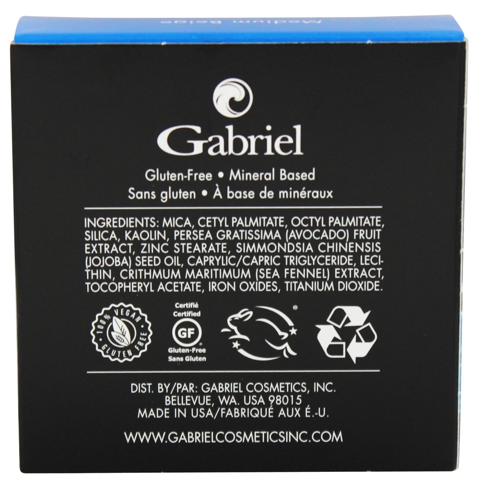 Base em pó duplo Medium Beige - 0.32 oz. Gabriel Cosmetics Inc. - Imagem 4