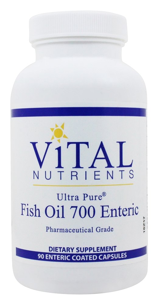 Ultra Pure Óleo de peixe Omega - 3 sabor - Cápsulas 90 Vital Nutrients