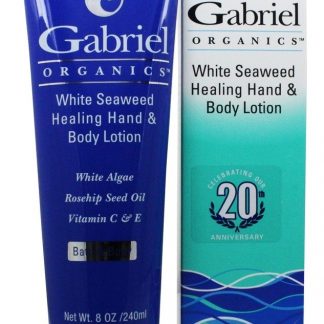 Orgânicos de Algas Brancas Curando Mão e Loção Corporal - 8 fl. oz. Gabriel Cosmetics Inc.
