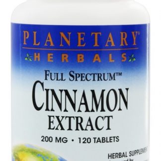 Extrato de canela completo Spectrum 200 mg. - 120 Tablets Planetary Herbals