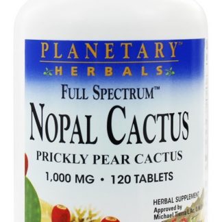 Cacto Nopal Completo Spectrum 1000 mg. - 120 Tablets Planetary Herbals