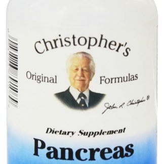 Fórmula Pâncreas 460 mg. - Cápsulas vegetarianas 100 Dr. Christopher's Original Formulas
